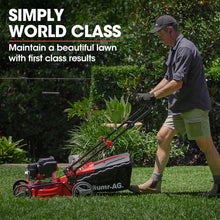 Load image into Gallery viewer, Baumr-AG Lawn Mower 139CC 17 Petrol Push Lawnmower 4-Stroke Engine Catch
