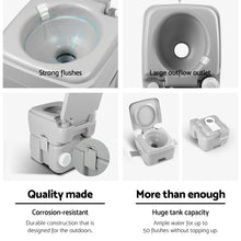 Load image into Gallery viewer, Weisshorn 20L Outdoor Portable Toilet Camping Shower Tent Change Room Ensuite
