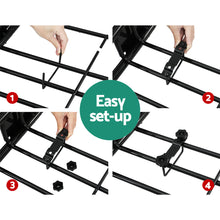 Load image into Gallery viewer, Giantz Universal Car Roof Rack Basket Luggage Vehicle Cargo Carrier 111cm Black
