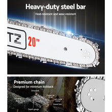 Load image into Gallery viewer, Giantz Chainsaw Petrol 52CC 20&quot; Bar Commercial E-Start Pruning Chain Saw White,Giantz Chainsaw Petrol 52CC 20&quot; Bar Commercial E-Start Pruning Chain Saw White
