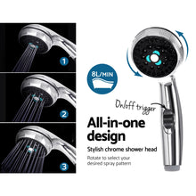 Load image into Gallery viewer, Devanti Portable Gas Water Heater 8L/Min With Pump LPG System Black
